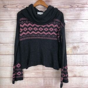5/$25 Pink Republic Gray Cowl Neck Sweater S